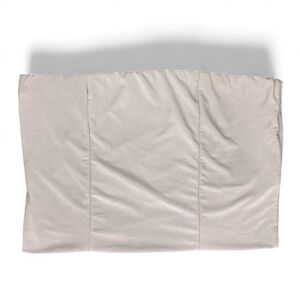 Pretty Little Thing Cream Gray Tube Top Bandeau